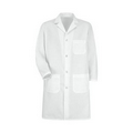 Red Kap Four-Button Closure Lab Coat